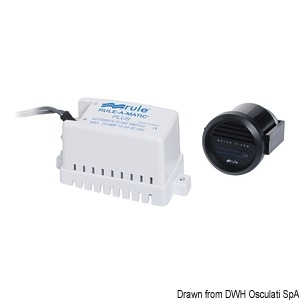 Montáž 12 V alarmu hladiny vody v podpalubí Rule