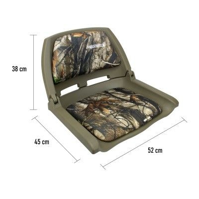 Sklápacie sedadlo Captain Deluxe, Realtree/camou loď pre rybára