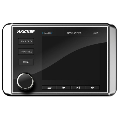 Rádio, Kicker Premium Marine,Media Center KMC5
Bluetooth, USB, RCA, AM/FM/Satellit Radio loď pre rybára