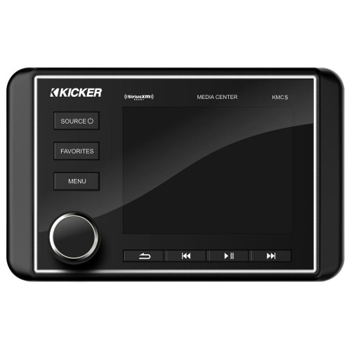 Rádio, Kicker Premium Marine,Media Center KMC5
Bluetooth, USB, RCA, AM/FM/Satellit Radio loď pre rybára