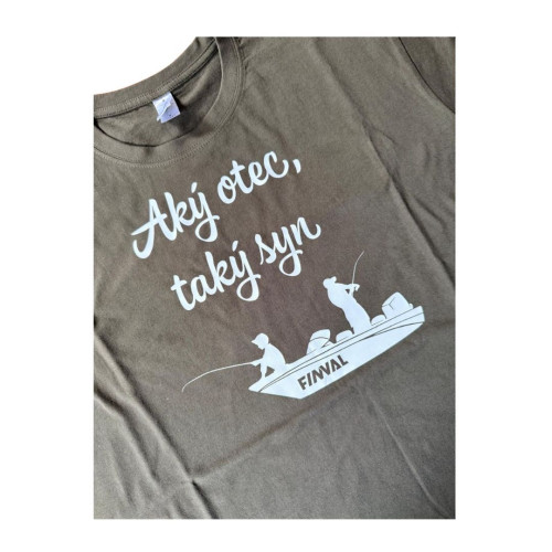 Tričko s potlačou M loď pre rybára