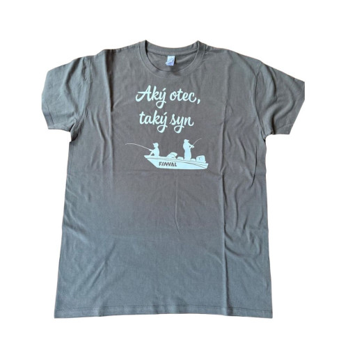 Tričko s potlačou XL loď pre rybára