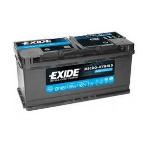 Rybársky čln Batéria AGM Exide Micro-hybrid 105 Ah/12V/950 A